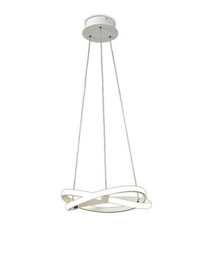 Inspired Lighting Inspireret mantra - Infinity WH - Loft vedhæng 30W LED 3000K, 2500lm, hvid, hvid akryl