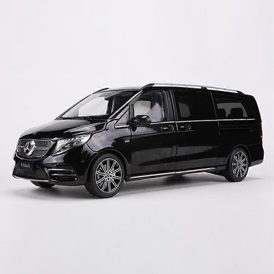 1:18 Mercedes V-luokan V260L MPV hyötyajoneuvon painevalettu automalli Musta