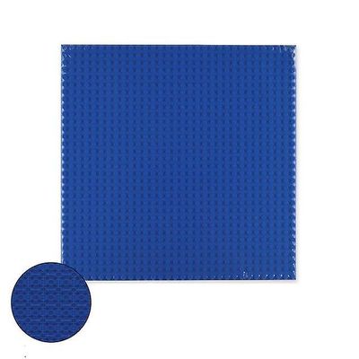 Ebox Dobbeltsidede bundplader til små klodser - kompatibelt byg Blå 25.6x25.6cm