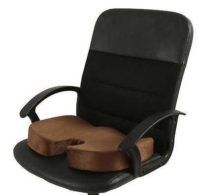 Coosilo Memory Foam sædepude til bilsæder, hjemmekontor og rejsepude kaffe
