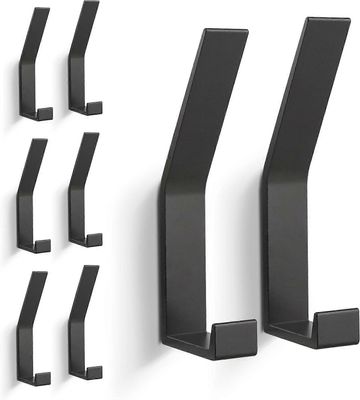 Takkikoukut seinäkiinnitteinen, 8kpl seinäkoukut vaatteiden, takin, pyyhkeen, köyden, avainten, hattujen, kukkaron, ruuvien ripustamiseen näkymättö...