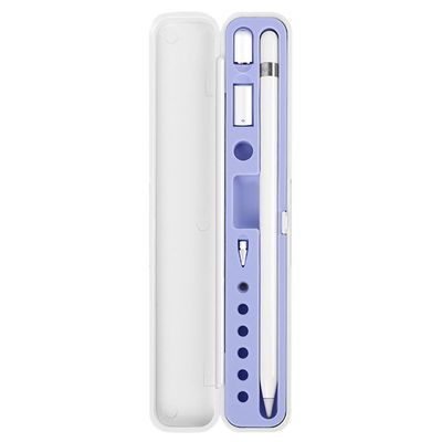 Suren Til Stylus Pen Apple Pencil Case White-Purple