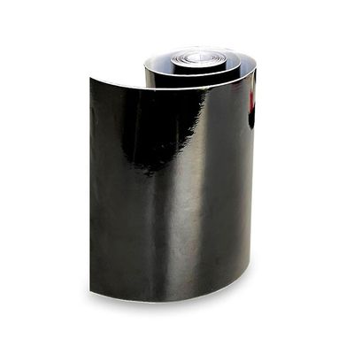 Svart Automotive frontrute solskjerming klistremerke lim stripe film 140x20cm