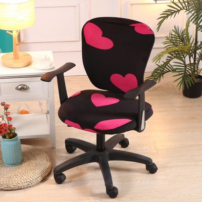 Datorkontor stol Universal Tvättbar roterande stol Slipcovers Stil 12