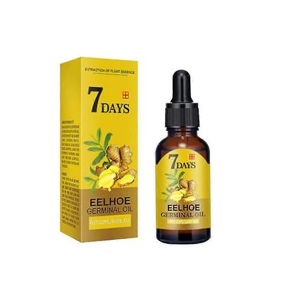 7days Hair Growth Oil Essence Ginger Hair Serum Oil Tehokas Estä hiustenlähtö Essence Liquid Treatment Korjaa shampoo Hiustenhoito 20ml