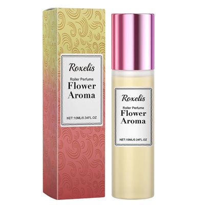 Roll-On hajuvesi naisille, Kannettava rullahajuvesi, Pitkäkestoinen makea, Paranna romantiikkaa ja vetovoimaa, Neljä tuoksua, 10ML potpuri