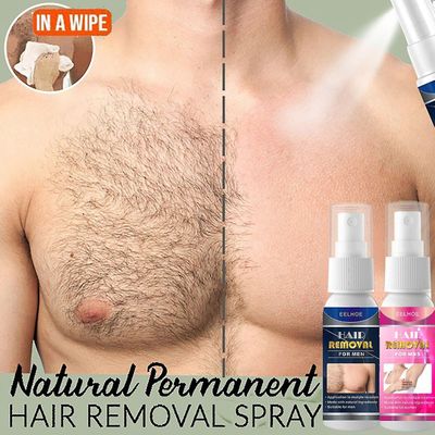 Mikasa 50ml Smertefri hårfjerning Spray Hårvækst Hæmmer Remover 100% Naturlig Hårfjerning Spray