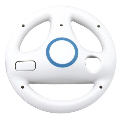 Racing Spil Rat til Nintendo til Wii Controller Retning Manipulere Wheel Fjernbetjening Beskyttelseskasse Hvid