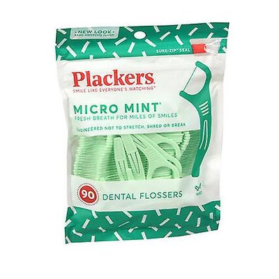 Plackers Micro Mint Hammaslanka, 90 kpl (1 kpl pakkaus)