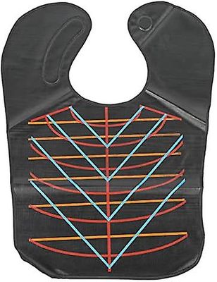 Hårklippekrage, frisørsalong Klippekrage Profesjonell frisør Hårklippeguide Cape Neck Wrap Magnetisk klippekrage (svart)