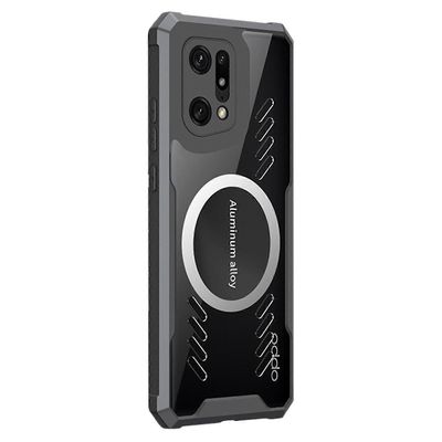 Oppo Find X5 Pro 5G kirkas puhelimen kansi grafeenin lämmöntuotto pelaaminen jäähdytyspuhelinkotelo Musta