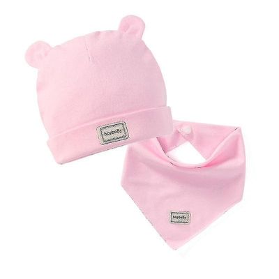 Mikasa Sød barn hat hat med bib baby hue hat Pink