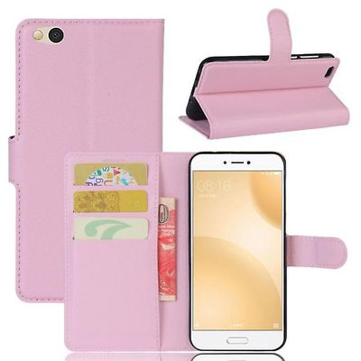 AIR Stødsikker holdbart læder skalui til Xiaomi Mi 5C - Pink