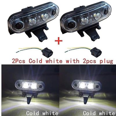 2kpl 24v Volvo Fh Fm kuorma-auton ohjaamon kattomerkkivalolle FH13 kuorma-auton ylävalaisin OEM 82116545 21087346 2cold white 2plug