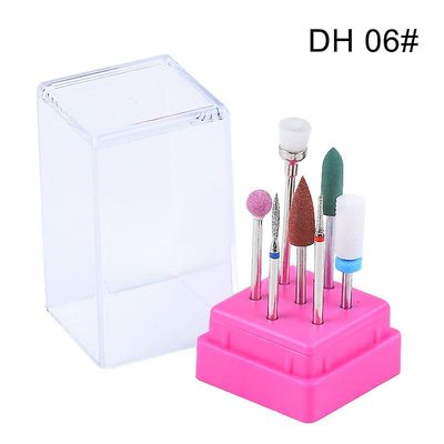 Kombineret fræsning Cutters Sæt til manicure, Keramisk Nail Drill Bits Kit Electric Fjernelse Gel polering Tools DH06