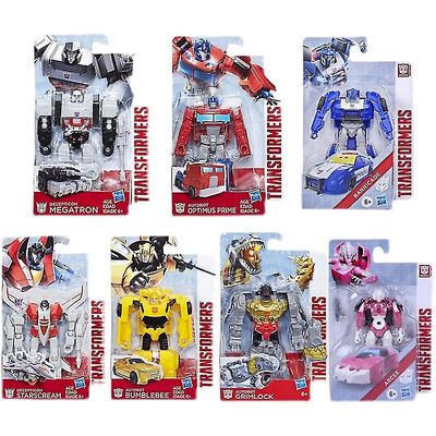 Hasbro Transformers Leker Storm Series Optimus Prime Humle Grimlock Arcee Autobot Action Figur Modell Leketøy gaver til barn F0524