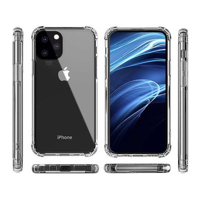 AIR Stødsikker TPU-sag til Apple iPhone 11 Pro 5.8 ''- Gennemsigtig