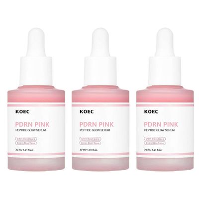 PDRN Pink Peptide Serum 30ml uudistava ikääntymistä estävä seerumi parantaa epätasaista ihon sävyä Korealainen ihonhoito 3PCs