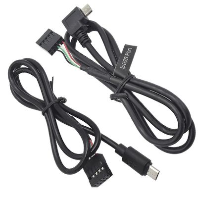 Linkki USB-kaapelin johtojohto Nzxt Kraken X73 X53 X63 Cpu nestejäähdytin Black-QQ-HY 90 Degree Connector