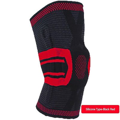 1Pcs silikone knæ pad skridsikker åndbar basketball vægtløftning foråret knæ støtte unisex professionel sport wrap 09 Xl