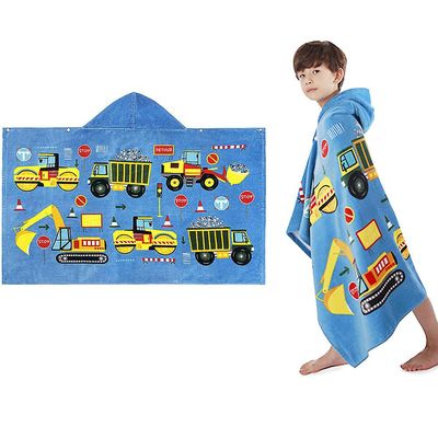Gangxun Kids Beach Pool Bad Hætteklædte håndklæde, 76 * 127cm Overdimensionerede Barn Drenge Piger Swim Surf Camping Hood Håndklæde, absorberende b...
