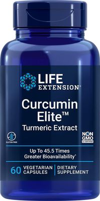 Life Extension kurkumiini Elite kurkumauute 60 kapselia