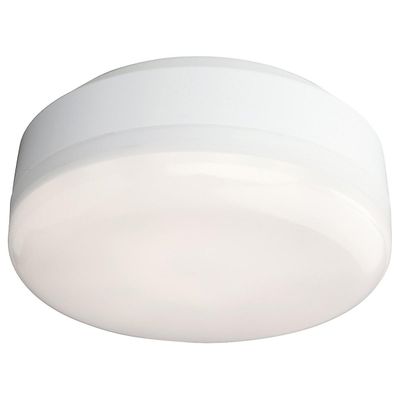 Firstlight Lighting Mini LED Badeværelse Loft Flush Lys hvid, Hvid Polycarbonat Diffusor IP44