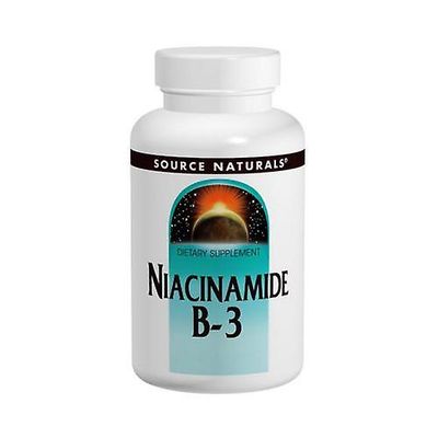 Source Naturals Lähde Naturals Niacinamide B-3,100 mg, 100 välilehteä (1 kpl pakkaus)