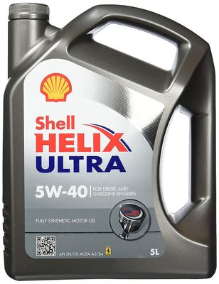 Shell 550047328 Helix I Ultra 5W-40 5Ltr Pro henkilöauton moottoriöljy 2 pakkaus