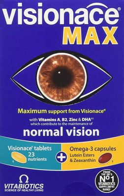 Vitabiotics Visionace MAX, 56 tablettia/kapselia