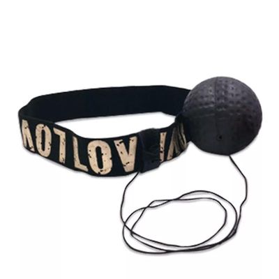 Boksning Speed Ball Hovedmonteret Pu Punch Ball sort sæt
