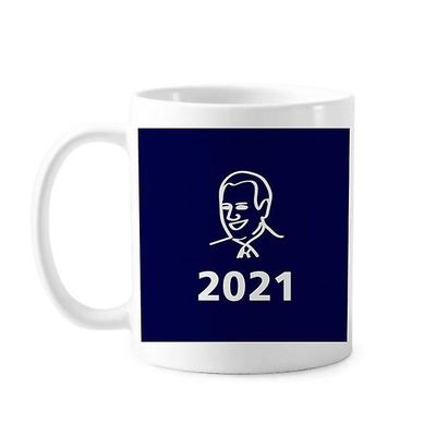 USA's præsident Karakter Joseph År Blue Mug