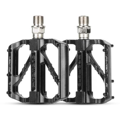 Promend Sykkelpedaler Aluminiumslegering Sykkelpedaler Lett sklisikker plattform for landeveissykkel Bysykkel Sammenleggbar sykkel Sølv