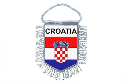 akachafactory Lippu Mini lippu maan auton koristelu Kroatia Kroatian