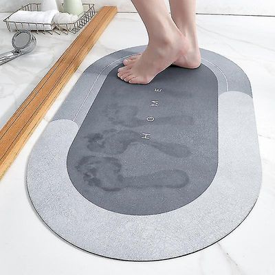 Aoweisia Top Super absorberende badegulv mat Grå 2 40X60cm