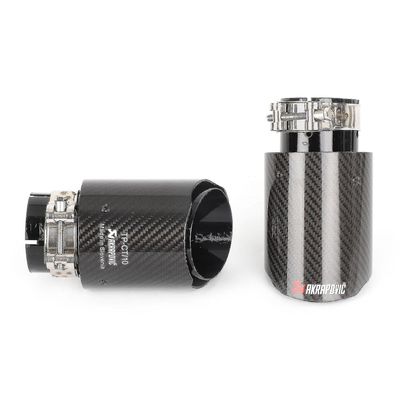 4" Akrapovic kiiltävä hiilikuitupakoputki X2 universaali pakoputki-hao