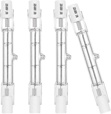 R7s halogeenipolttimo 78mm 100w 230v 1600lm lämmin valkoinen 2700k T3 J -tyyppinen polttimo työhön, turvallisuuteen, maisemavaloihin, katuvaloihin ...