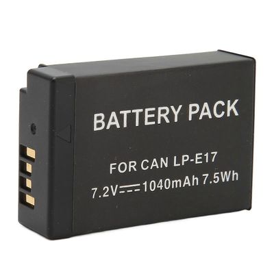 LP E17 akku älykäs suuren kapasiteetin 1040mAh vaihto 200D II R10 RP 750D M6mark2 800D 850D 77D 760D M3 M5