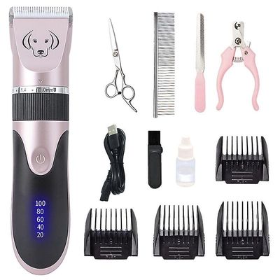 Fantasia Pet Kat og hund Barbering Comb Xkdx021 Push Saks Pink combo