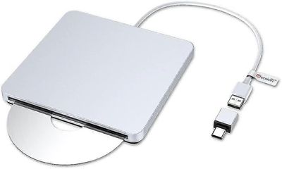 2025 Uusi ulkoinen DVD-CD-asema, USB Type C kannettava ulkoinen erittäin ohut Superdrive-poltin optinen asema CD Rw DVD Rw di