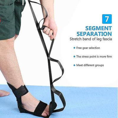 Yoga Ledbånd Stretching Belt Foot Drop Strap Ben Uddannelse Ankel Korrekt