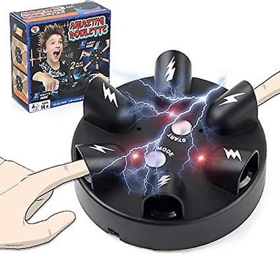 Shock Roulette Game Electric Shock Game Funny Shocking Shot Roulette Game Electric Finger Roulette Shocking Game Lie Detector Reloaded Shock Table Gam