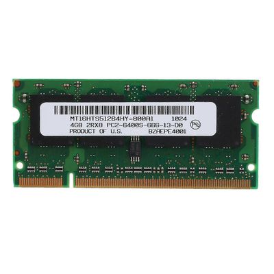 4GB DDR2 kannettava RAM 800Mhz PC2 6400 SODIMM 2RX8 200 nastaa AMD-kannettavan muistiin GL40 GM45 GS45 satunnaiset värit