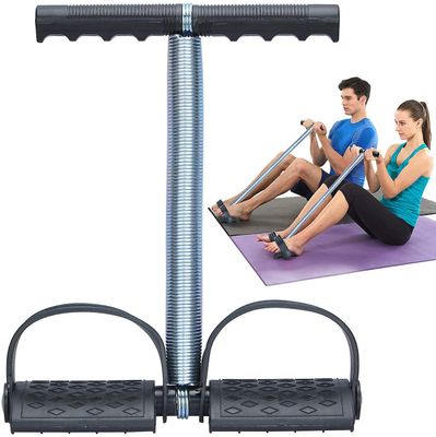 Linkrunning Multifunktionelt sportsudstyr Pedal bodybuilding ekspander fjederrør fodpedal træk reb fitness reb til fitness yoga træning (sort) As s...