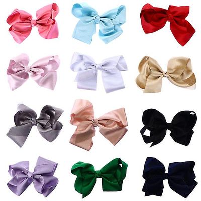 AIR Fashion Bow-Knot Lovely Hair Clips (blandet farve)12Pcs