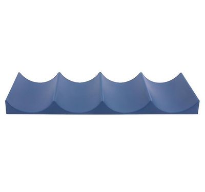 Handuo Vin Rack Plastic VandFlaske Display Mat VinHolder Storage Organizer blå