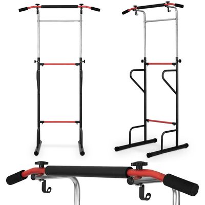 Viking Choice Vetotanko - Pystytanko - Vapaasti seistävä - korkeus enintään 215 cm Musta/Punainen Pull up bar