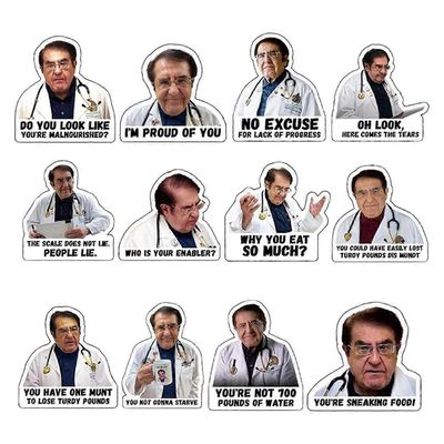 12kpl lääkäri jääkaappi magneetti painonpudotusohje tarra motivoiva ruokavalio apulainen mikroaaltouuni valkotaulu jääkaappi magneetti kotitoimisto...