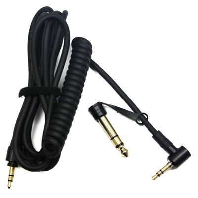 Utskifting av ledning for Dr Dre For Solo / Pro / For mikser / hodetelefoner / studio for hode Svart