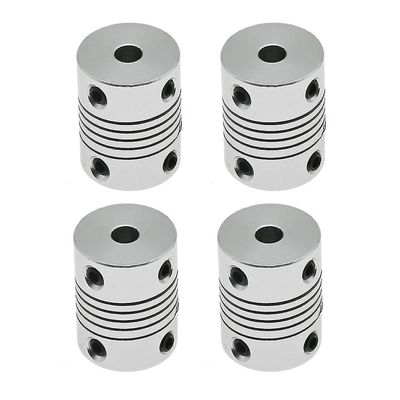 4kpl 5x5mm liittimen yleisnivelakselin liitin, joka on yhteensopiva rc-harjattomien sähköveneiden kanssa, jotka yhdistävät osia